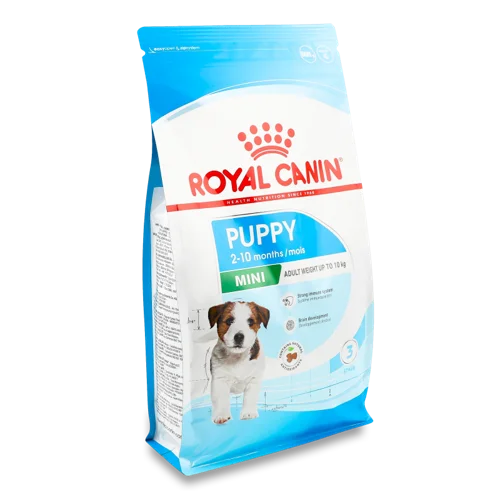 Корм сухий повнораціонний для цуценят малих порід, Mini Royal Canin, в/ґ, 800г