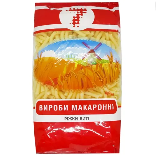Макаронні вироби Семерка Макарони виті 900г