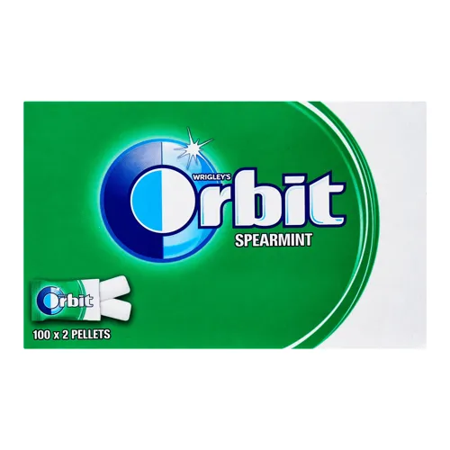 Гумка жувальна без цукру Spearmint Orbit к/у 280г