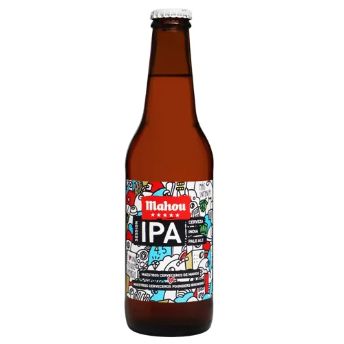 Пиво Mahou Session IPA світле 4,5% 0,33л