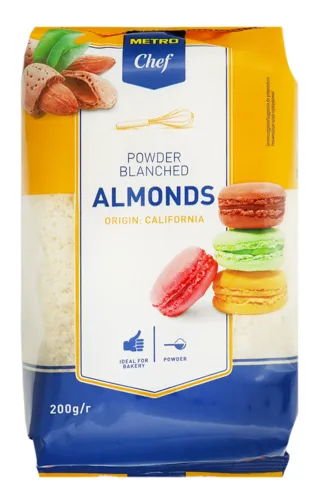 Борошно з бланшованого мигдаля Metro Chef м/у 200г
