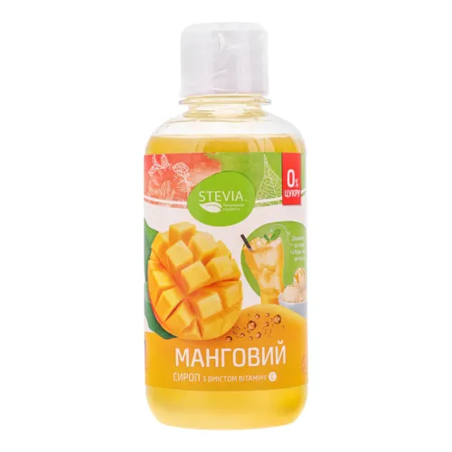 Сироп без цукру Манговий Stevia п/пл 250г