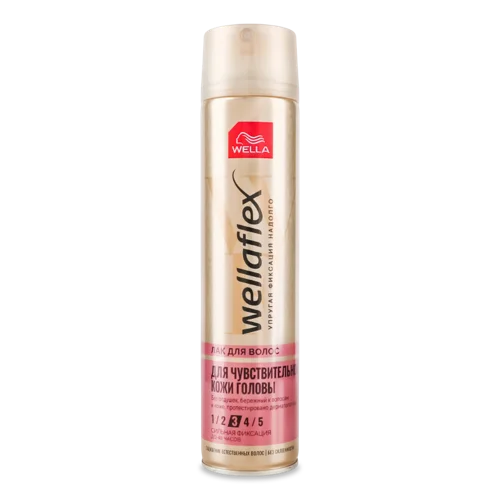 Лак Для Волосся Сильної Фіксації для Чутливої Шкіри Wellaflex Wella, 250мл