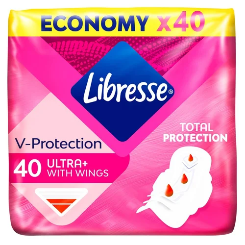 Прокладки гігієнічні Libresse Ultra Normal 4 крапельки 40шт
