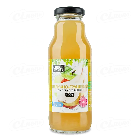Сік Sims Juice яблучно-грушевий, 300мл