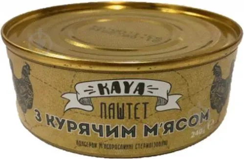 Паштет з м'ясом курки 240гр ТМ KAYA