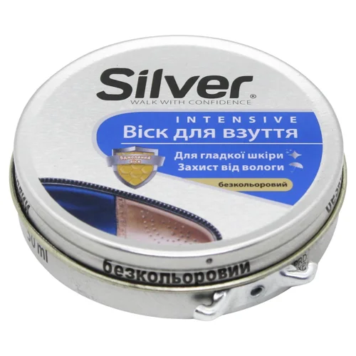 Віск для взуття Silver нейтральний 50мл