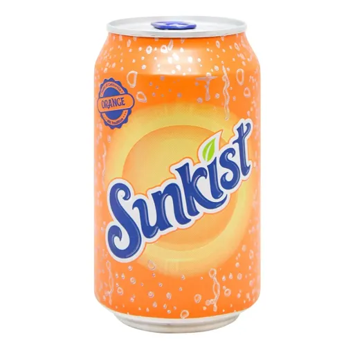 Напій газований Sunkist апельсин 0,33л