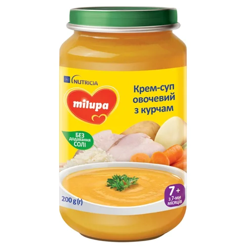 Крем-суп Milupa овочевий з курчам 200г