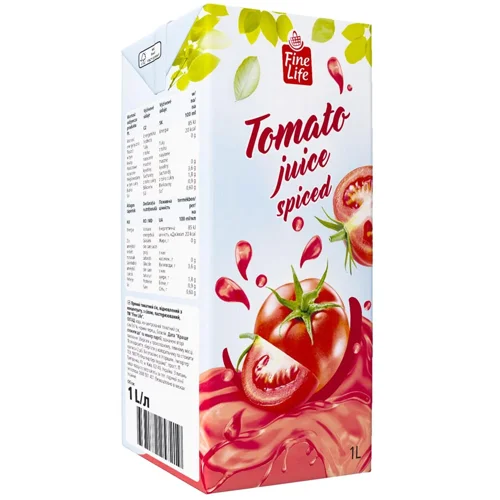 Сік Fine Life томатний 1л