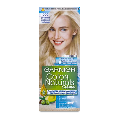 Фарба Для Волосся №1000 Натуральний Ультраблонд, Color Naturals Garnier, 1г
