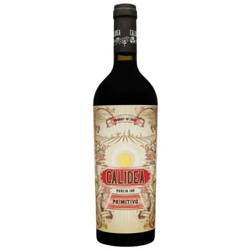 Вино Calidea Primitivo Puglia IGP 2023 сухе червоне 14% 0,75л