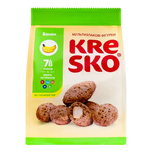 Снеки мультизлакові «Банан» Kresko м/у 74г