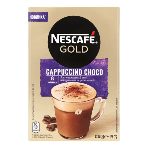 Напій кавовий розчинний Cappuccino Choco Gold Nescafe