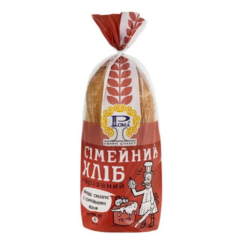 Хліб нарізний Сімейний Рома м/у 0.7кг