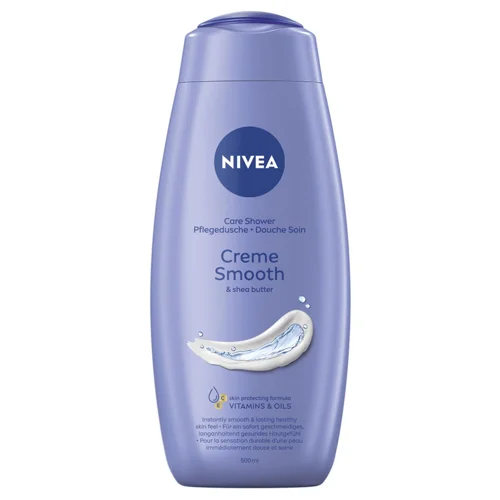 Гель для душу Nivea Shower Крем смус та олія ши 500мл