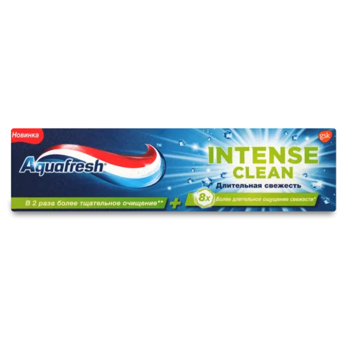 Зубна Паста Тривала Свіжість Intense Clean Aquafresh, к/у, 75мл