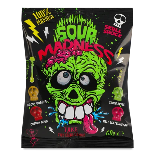 Цукерки Sour Madness Argo, М/у, 60 г