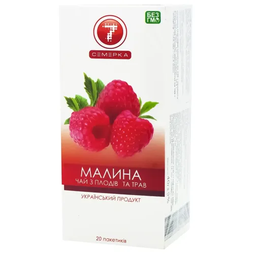 Чай плодово-трав'яний 7 Малина 2г*20шт