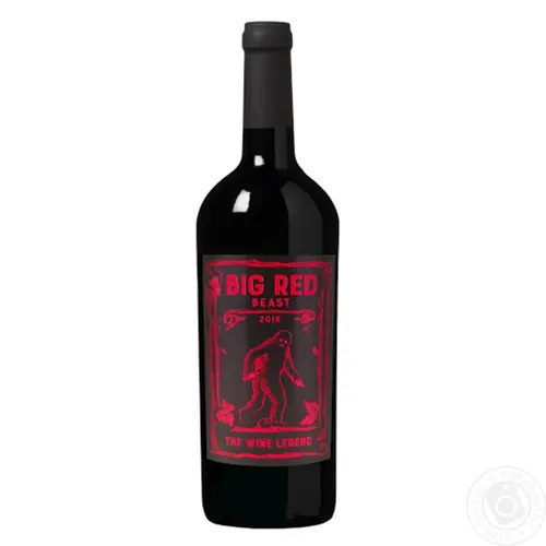 Вино Big Red Beast Pays d'Oc червоне напівсухе 12,5% 0,75л