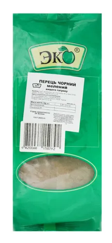 Перець чорний мелений Еко м/у 1кг