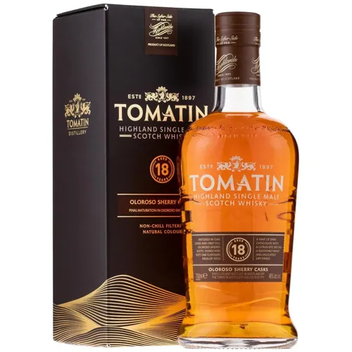 Віскі Tomatin 18 років 46% 0,7л