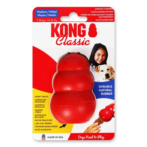Іграшка Для Собак KONG Classic, М, Вищого ґатунку