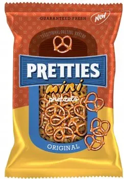 Крекер Venus Кренделя Pretties Mini з сіллю 255г