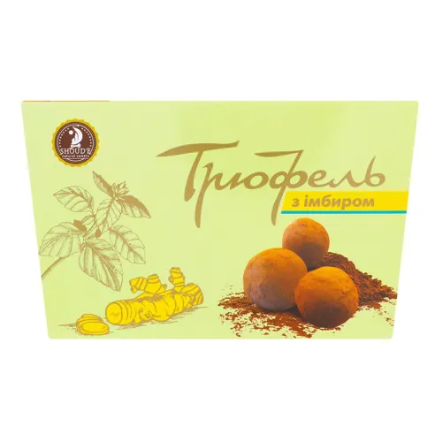 Цукерки Трюфель з імбиром Shoud'e к/у 200г