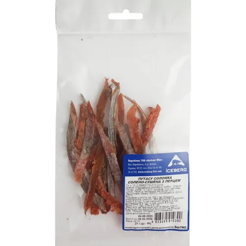 Путасу Iceberg солено-сушена з перцем 27гр
