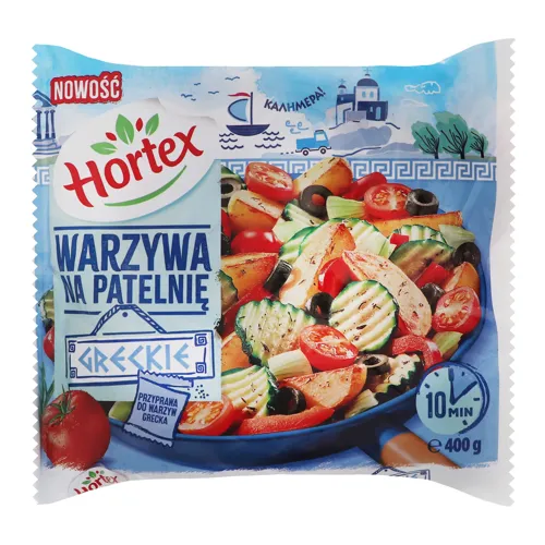 Овочі заморожені для смаження По-грецьки Hortex м/у 400г