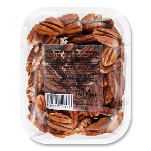 Ядра Горіха Пекан Сушені Вищого Ґатунку, п/у 150г