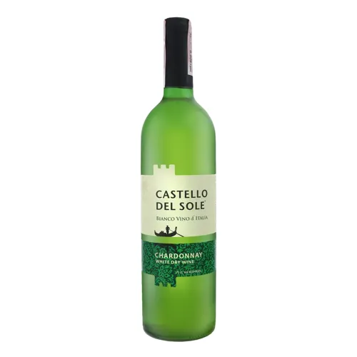 Вино 0.75л 10-14% біле сухе Chardonnay Castello del Sole пл