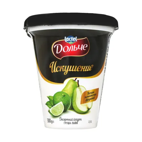 Йогурт 2.5% Груша-лайм Спокуса Дольче ст 300г