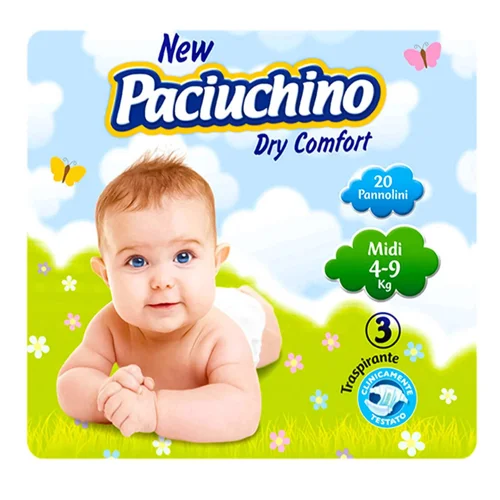 Підгузки Paciuchino Midі 3 4-9кг 20шт