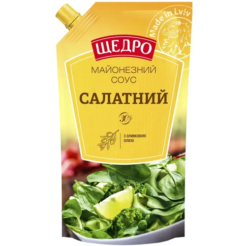 Майонез Щедро Салатний 30% 700г