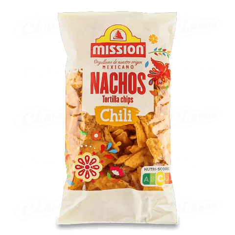 Чіпси Mission Nachos Chili кукурудзяні, 200г