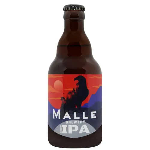 Пиво Malle IPA світле нефільтроване 6% 0,33л