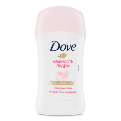 Антиперспірант Жіночий Dove Ніжність Пудри 40мл, в/ґ