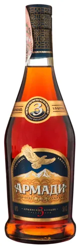 Коньяк 0.5л 40% 3 зірки Армаді пл