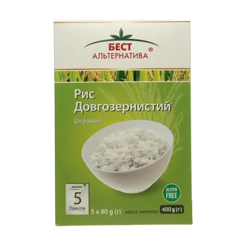 Рис довгозернистий шліфований Бест Альтернатива