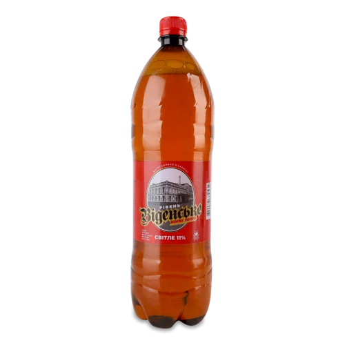 Пиво Світле Живе Віденське, в/ґ, 1.5л, 4.1%