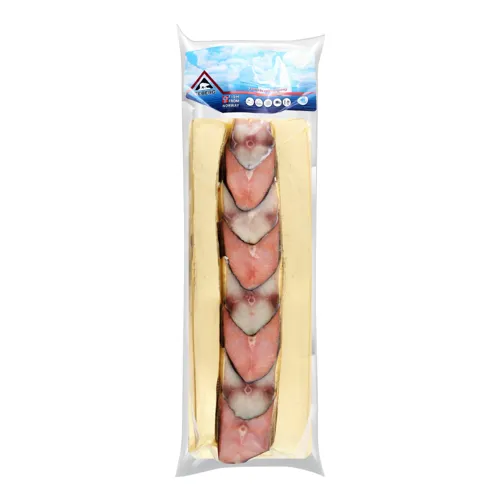 Горбуша та скумбрія стейки Iceberg холодного копчення вищого ґатунку 0.26кг