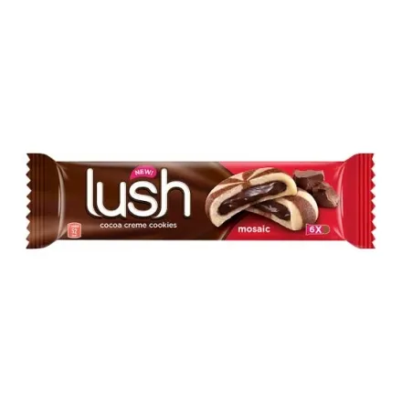 Печиво LUSH Mosaic з начинкою із какао, 68г