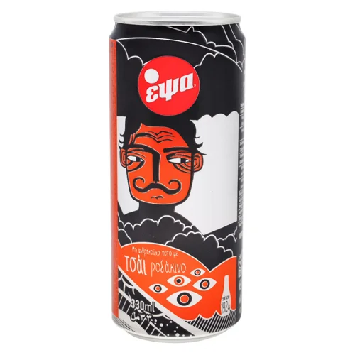 Чай холодний чорний Epsa Персик 0,33л