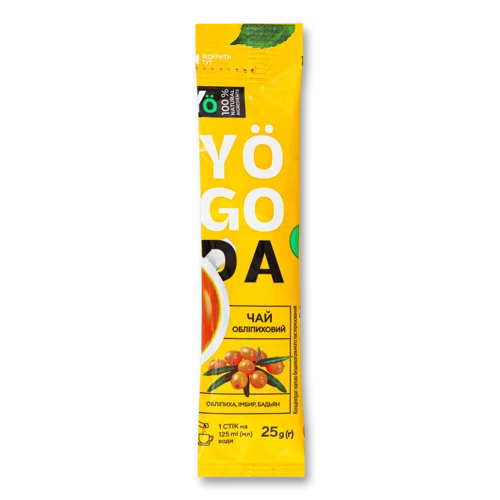 Концентрат Напою Безалкогольного Чай Обліпиховий Yogoda, м/у 25г