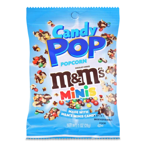 Попкорн Candy Pop M&M Minis, в/ґ, 100г
