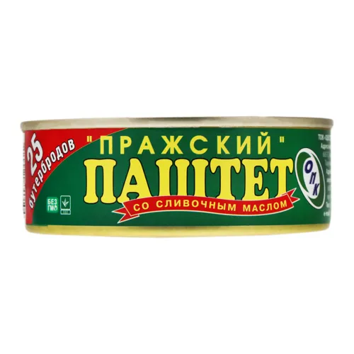 Паштет з вершковим маслом Празький ОПК з/б 240г
