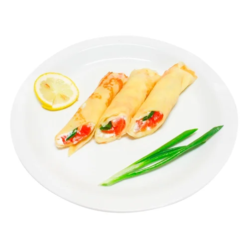 Млинці з сьомгою