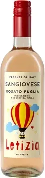 Вино LETIZIA Sangiovese Rosato IGT Puglia рожеве полусолодке 0.75 л 9.5%